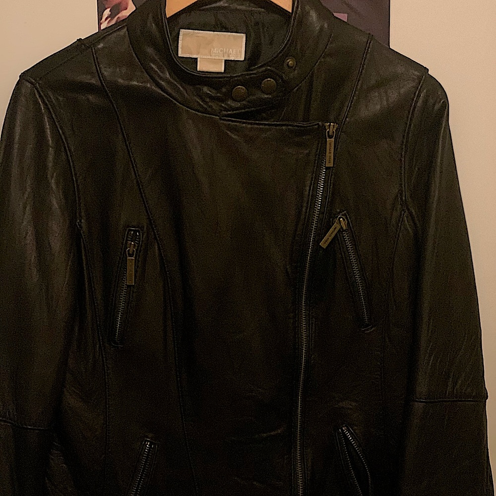 MICHAEL KORS LEATHER JACKET